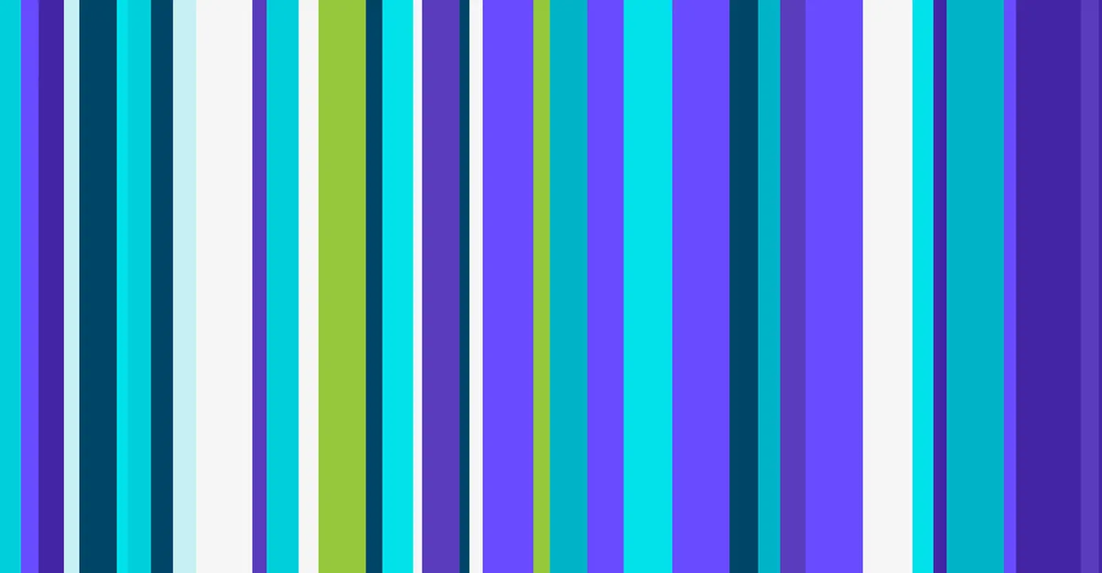 Gene Solutions brand pattern — vertical stripes in teal, green, violet and white