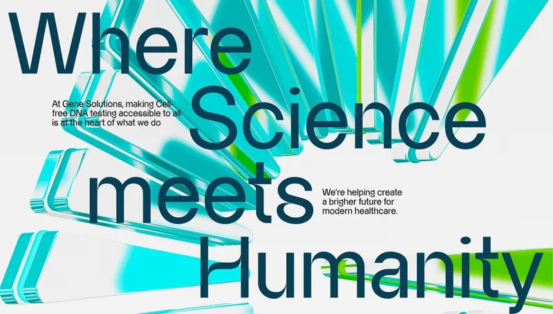 Gene Solutions case study cover — Branding & Visual guideline — Video production, 2023–2026